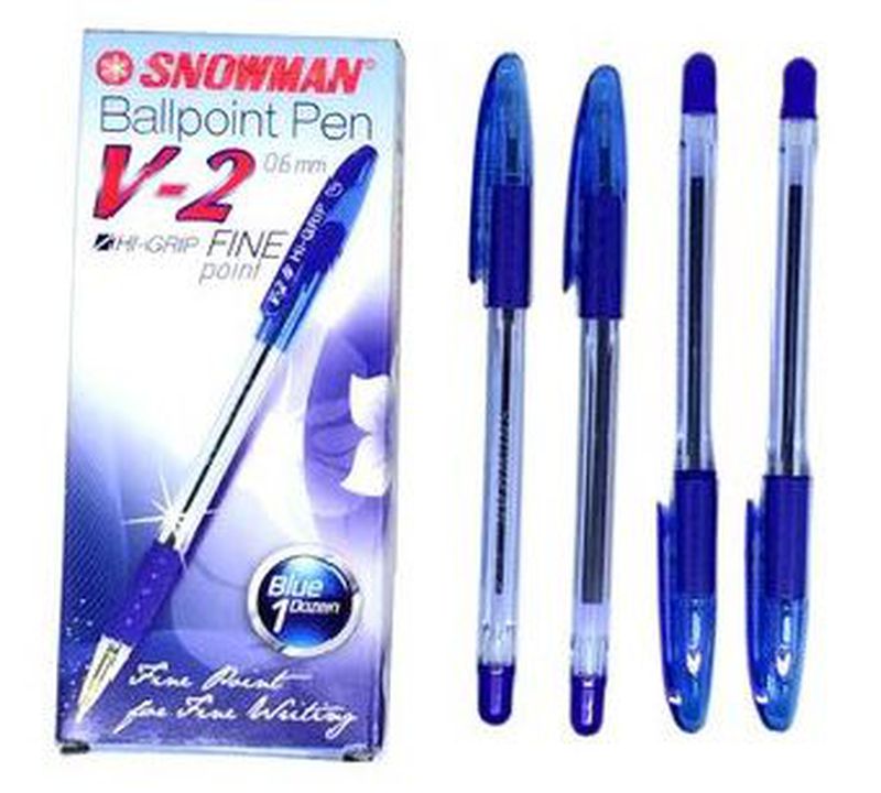 Pulpen Snowman V-2 Biru