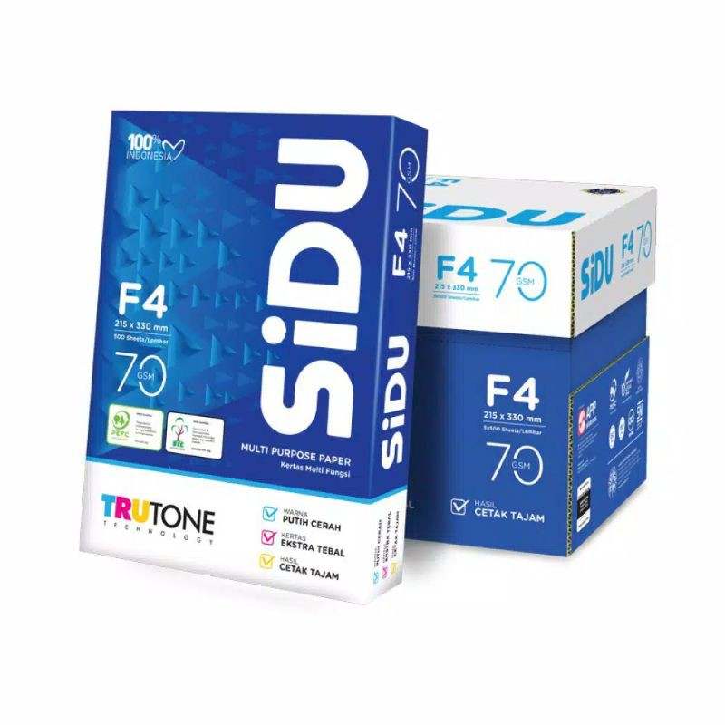 SIDU Kertas F4 70 Gsm