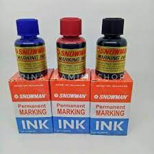 Tinta Spidol Snowman Permanent Biru