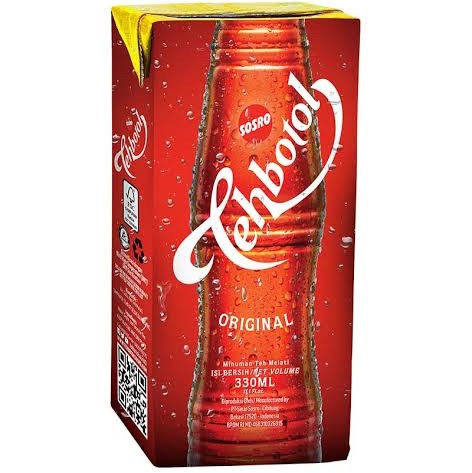 Teh botol kotak 330 ml