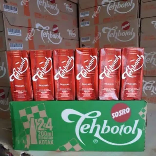 Teh botol kotak 200 ml