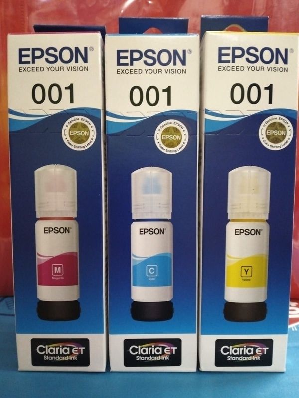 Tin ta epson original 001 warna