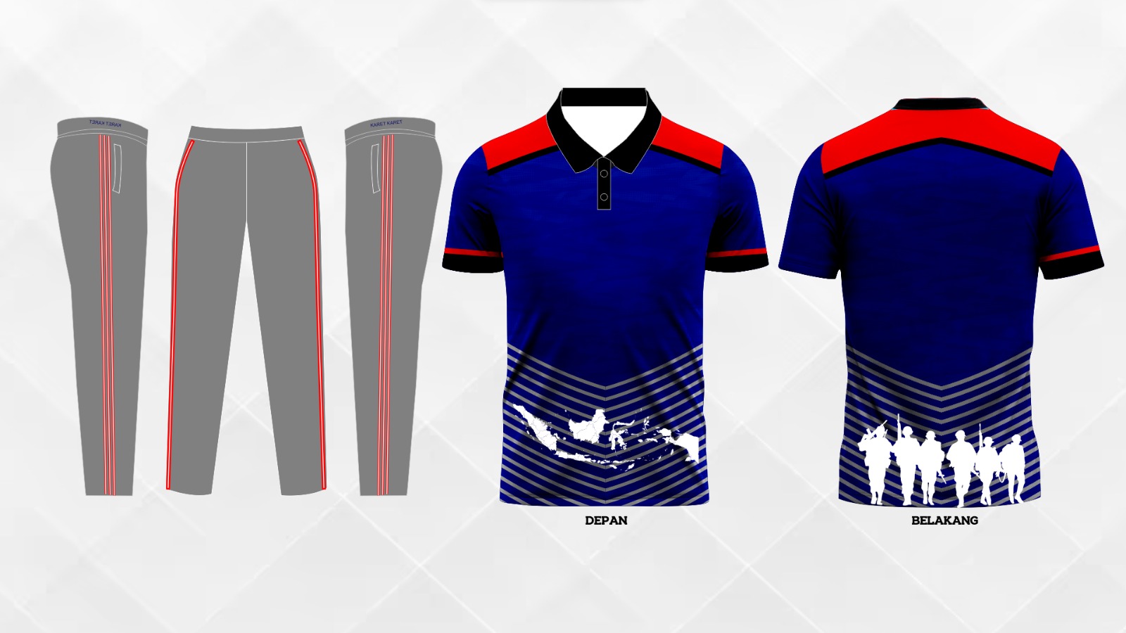 STELAN OLAHRAGA CUSTOM FULL PRINTING