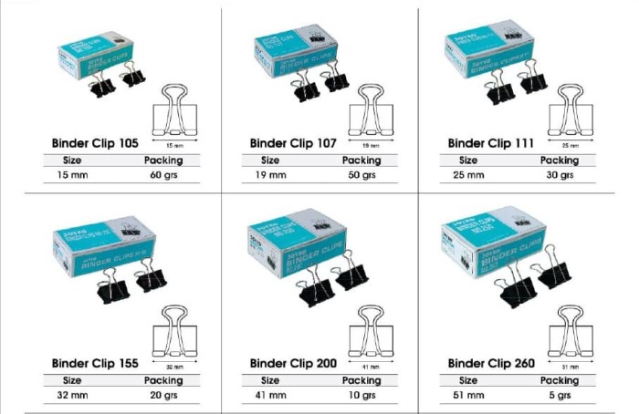 BINDER CLIPS 111