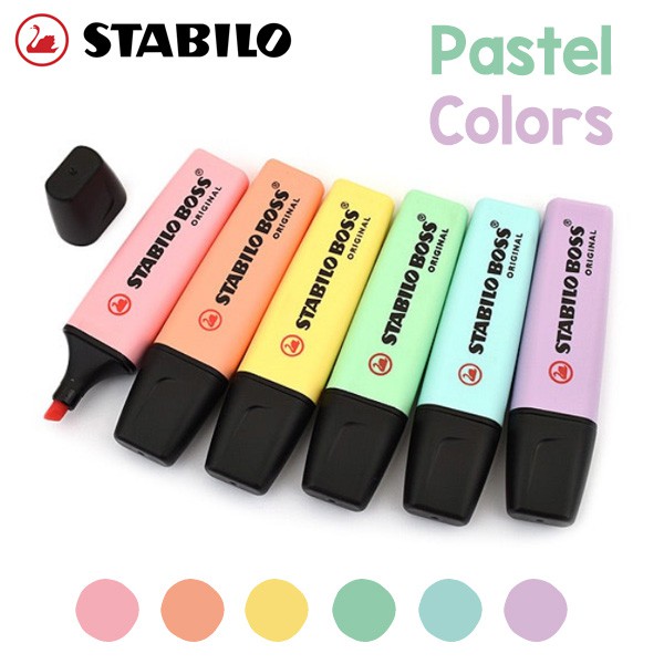 HIGHLIGHTER STABILO BOSS (Pastel Colors)