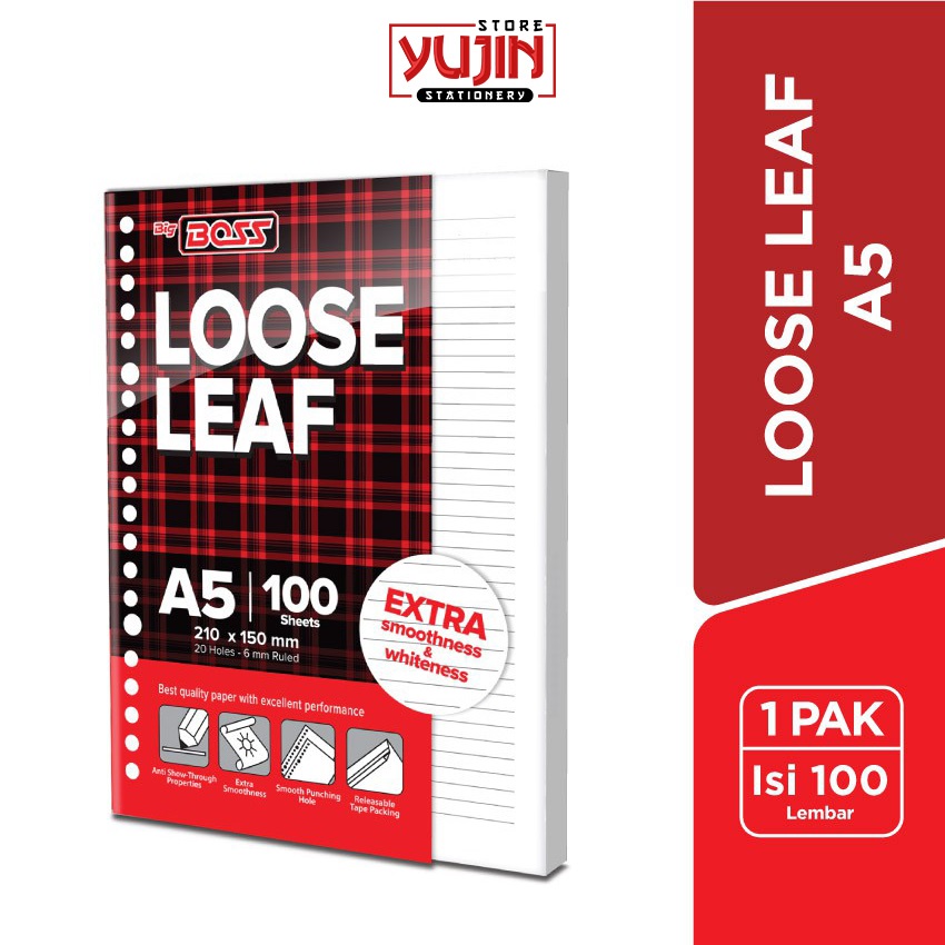 ISI BINDER LOOSE LEAF BIG BOSS A5