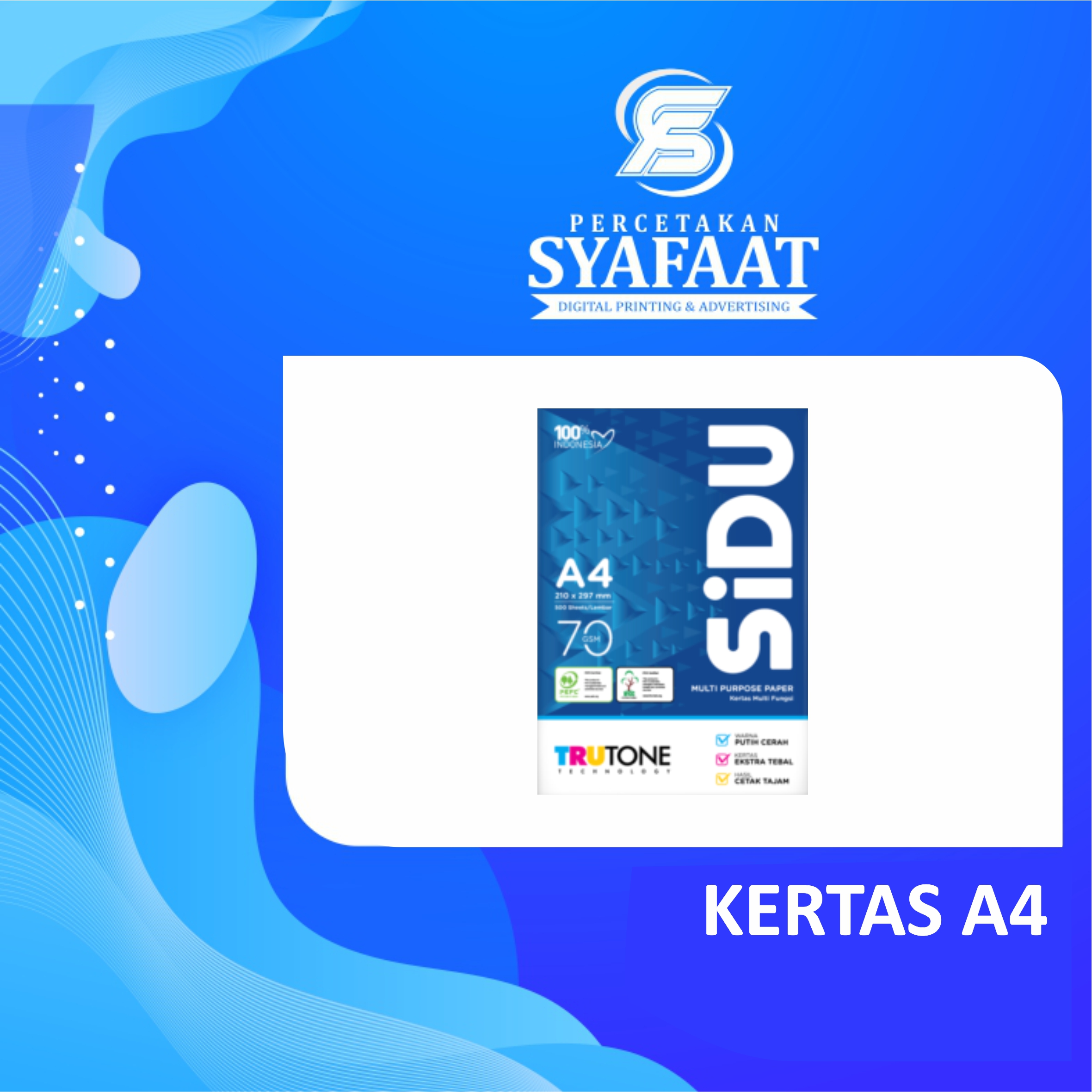 KERTAS A4 80 GRAM