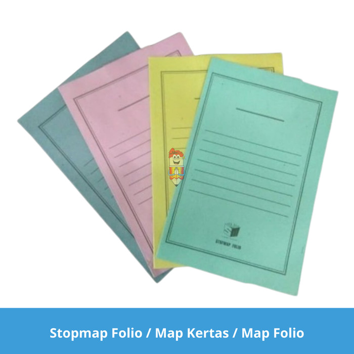 TM STOP MAP FOLIO KERTAS WARNA 