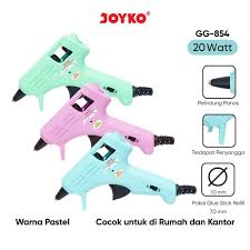 JOYKO ALAT TEMBAK LEM LILIN WARNA PASTEL GG-854