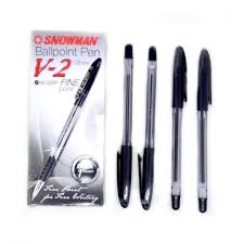 SNOWMAN PULPEN V-2 X-FINE BLACK