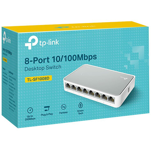 TP-LINK SWICTH 8 PORT TL-SF1008D